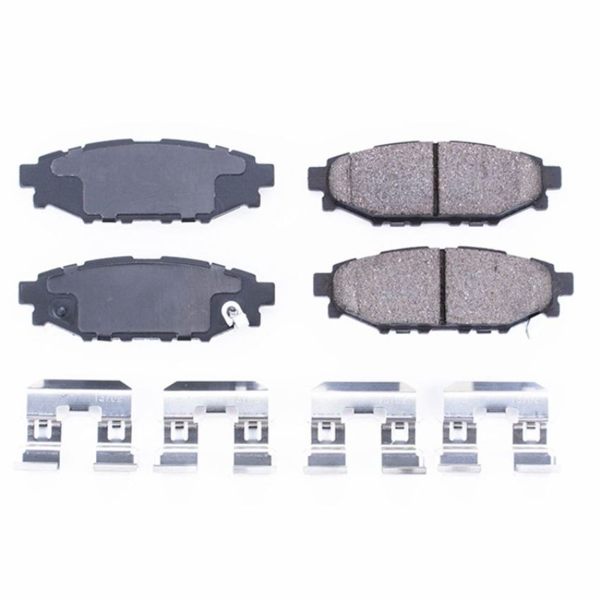PowerStop 17-1114 PowerStop - Z17 Low-Dust Ceramic Brake Pads with Hardware