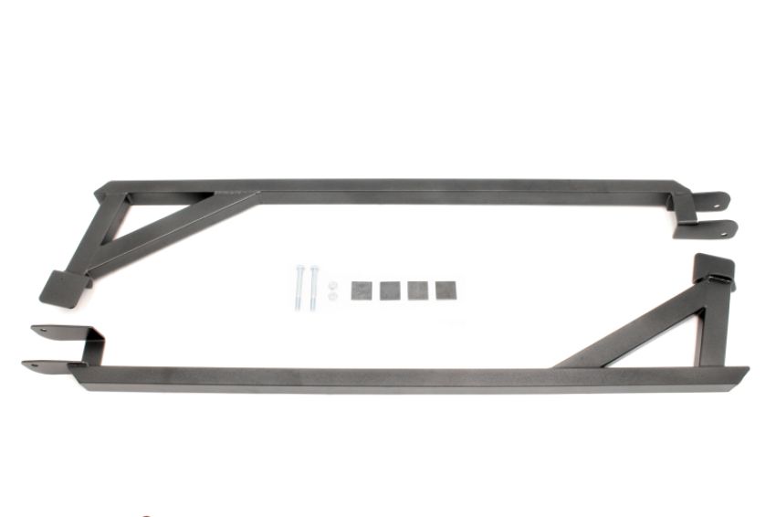 BMR Suspension SFC008H BMR 82-82 3rd Gen F-Body Weld-On Boxed Subframe Connectors (Inside Frame Exhaust) - Black Hammertone