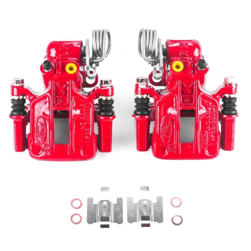 PowerStop S4536 Red Powder Coated Calipers