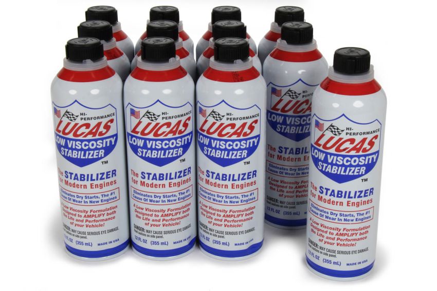 LUCAS OIL LUC11097-12 Low Viscosity Stabilizer Case 12 x 12 Oz.