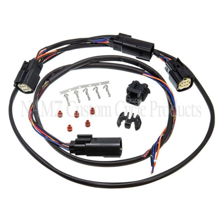 NAMZ NCTP-WKSR 10-13 Street/Road Glide Plug-N-Play Complete Tour Pack Wiring Kit (2014+ TP Light Bar Retrofit)