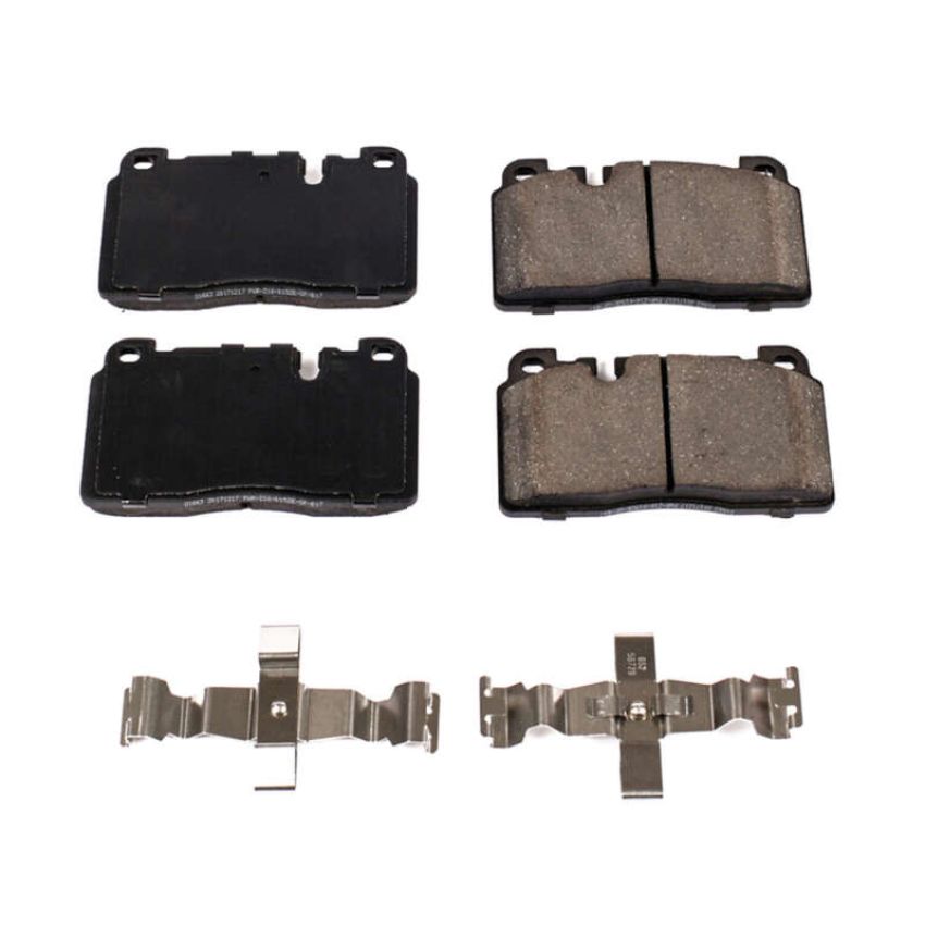 PowerStop 17-1663 PowerStop - Z17 Low-Dust Ceramic Brake Pads with Hardware