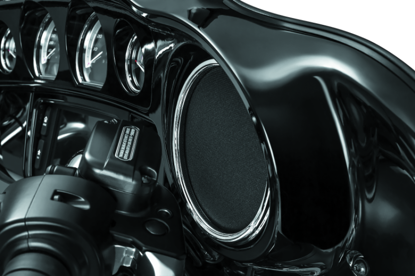 Kuryakyn 7377 Corona Speaker Grills Chrome