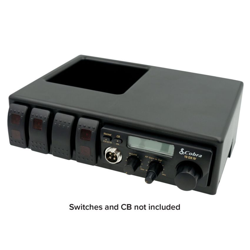AutoMeter 5397 SWITCH PANEL, CB MOUNT, DASH TOP, JEEP JL 2018+, BLACK
