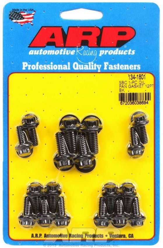 ARP ARP134-1801 SBC Oil Pan Bolt Kit - 12pt.