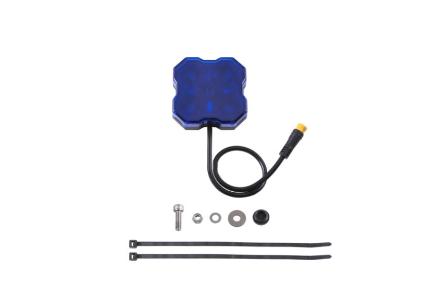 Diode Dynamics DD7439 Stage Series Single Color LED Rock Light - Blue M8 (one)