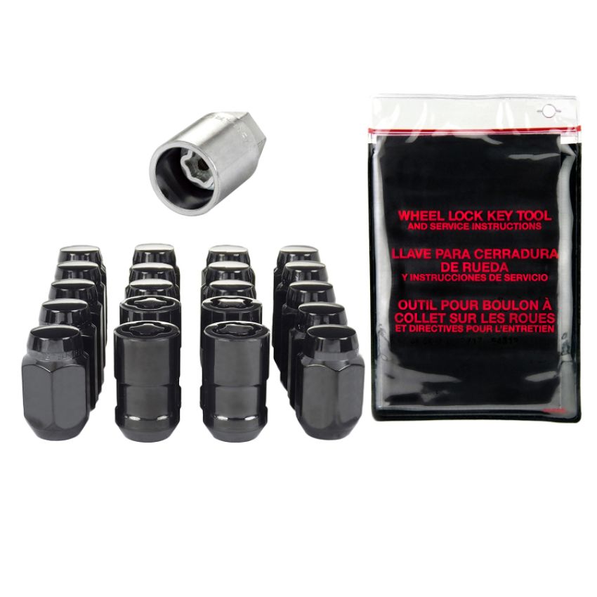 McGard (84558 12X1.5 MCG 5 LUG INSTALLATION KIT, BLACK (13/16 HEX)-OAL 1.5