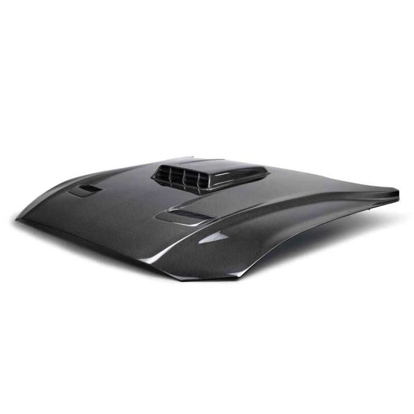 Anderson Composites AC-HD21FDMUM1-SK-DS 21-23 Ford Mustang Mach 1 Type-SK Double-Sided Carbon Fiber Hood
