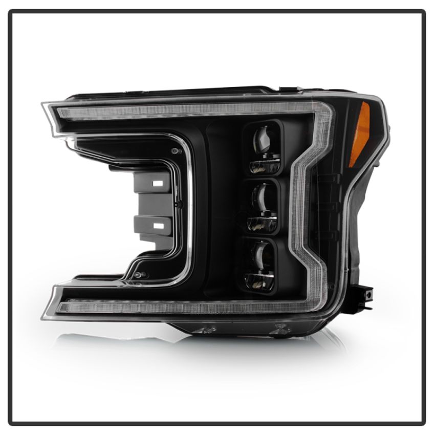 SPYDER 5088475 High-Power LED Module (High Beam And Low Beam) Equipped Headlights - Black