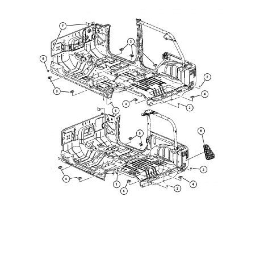 Mopar 68194821AA PLUG, Rubber