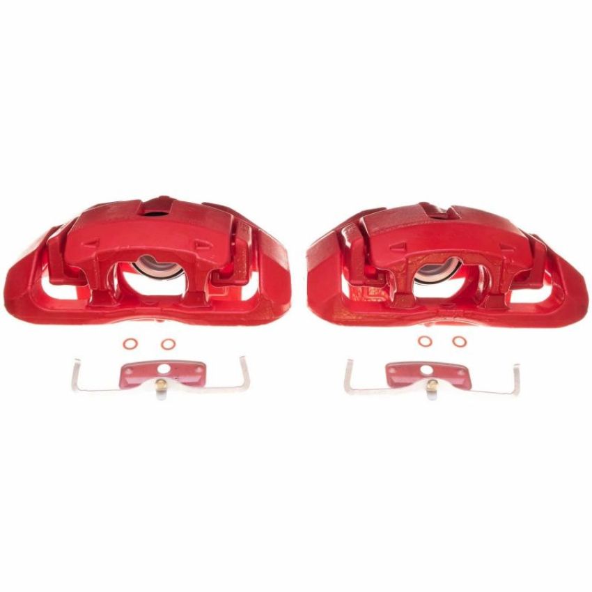 PowerStop S2770 Red Powder Coated Calipers