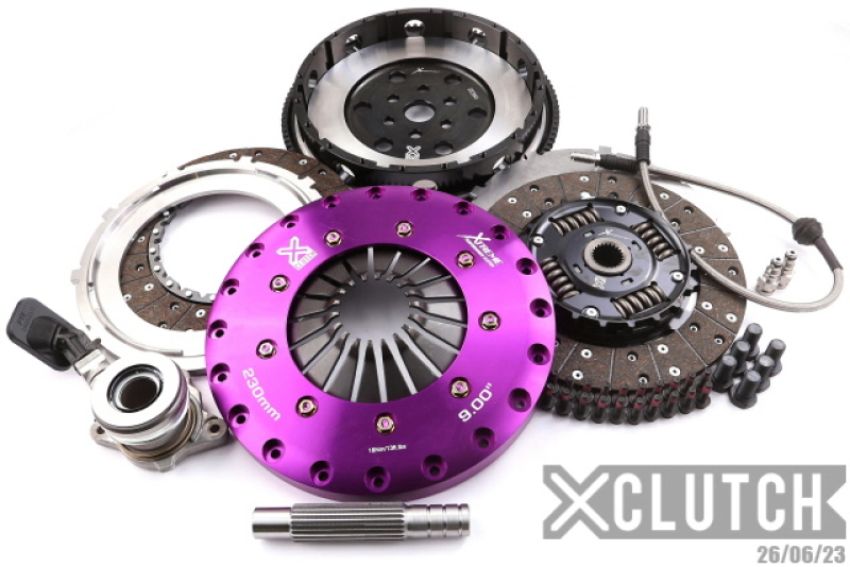 XCLUTCH XKFD23659-2A 13-18 Ford Focus ST 2.0L 9in Twin Sprung Organic Clutch Kit