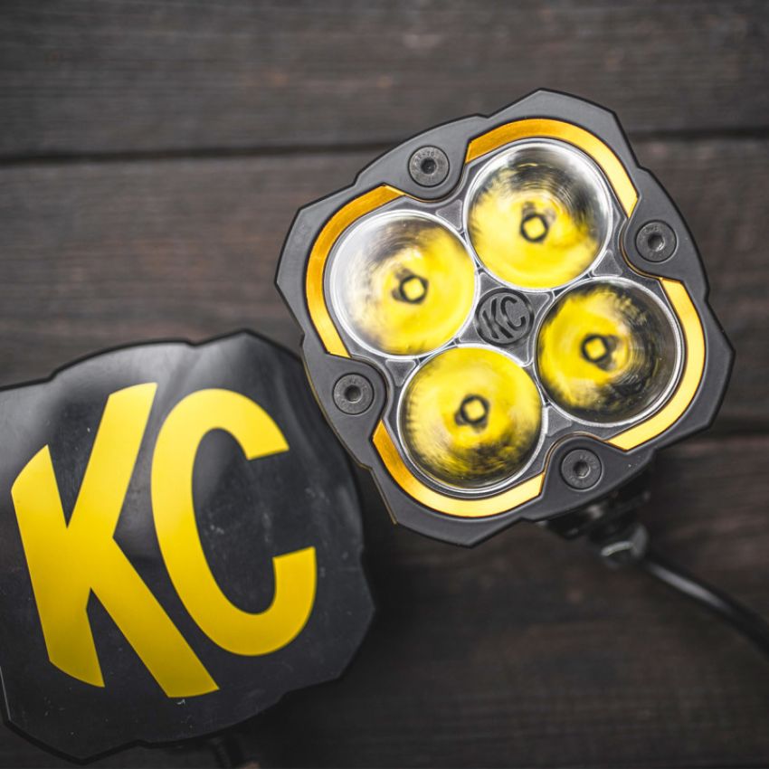 KC HiLiTES 30570 KC Bezel Ring KC FLEX ERA 4 Gold 1PC