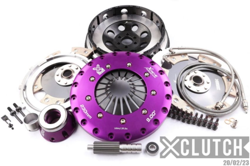 XCLUTCH XKTY23683-2E 86-92 Toyota Supra Base 3.0L 9in Twin Solid Ceramic Clutch Kit