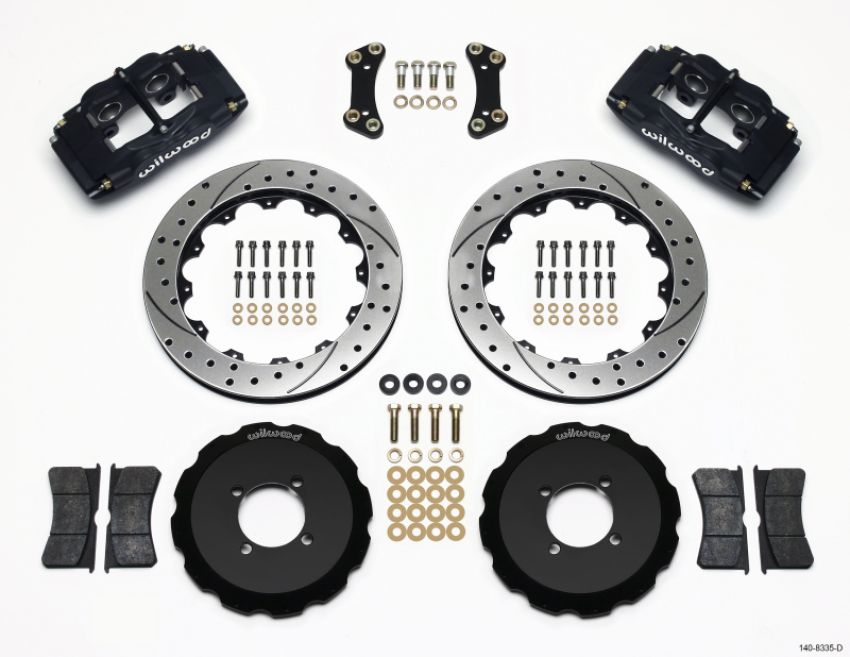 Wilwood 140-8335-D FSLI4 Front Hat Kit 13.00in Drilled 2003-05 Scion xA xB