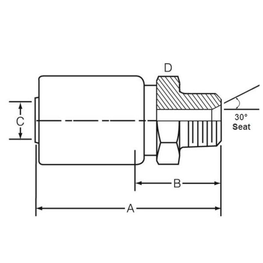 Dayco 108248 DC08-06MP