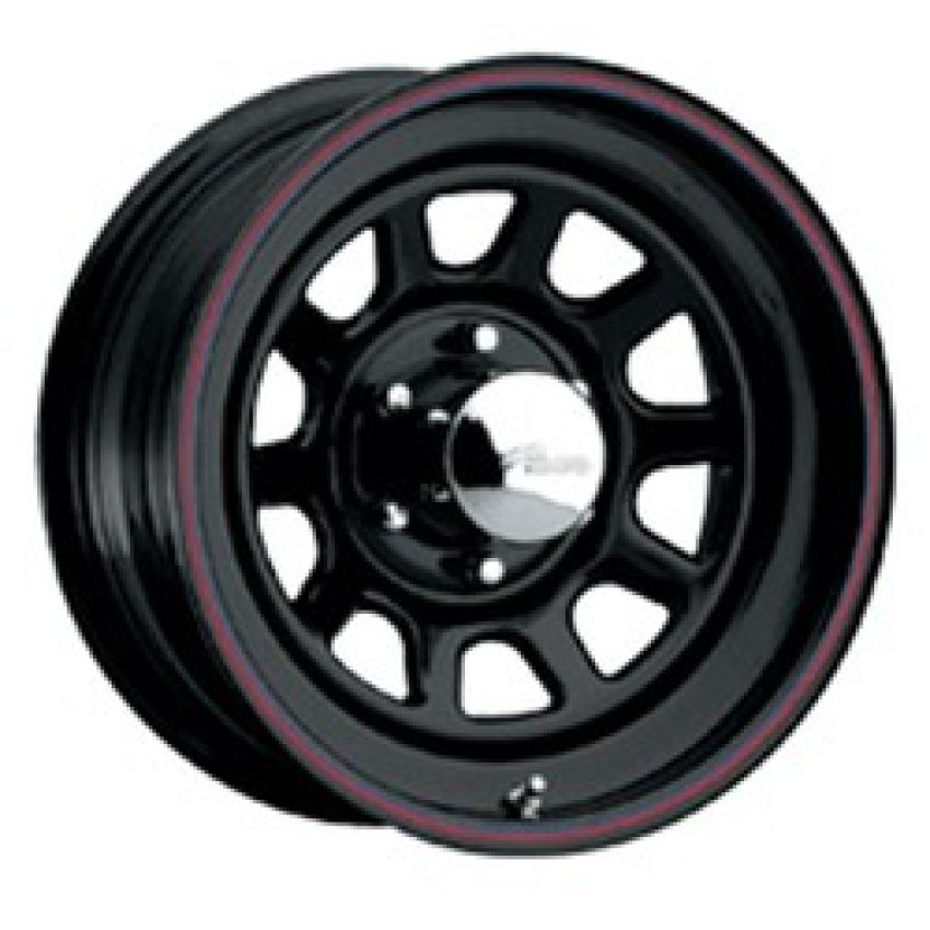 PACER 342B Black Daytona Wheel 15X8 5X5.50 108.71 -13