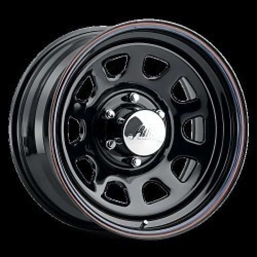 PACER 342B Black Daytona Wheel 16X8 8X6.50 130.81 -6