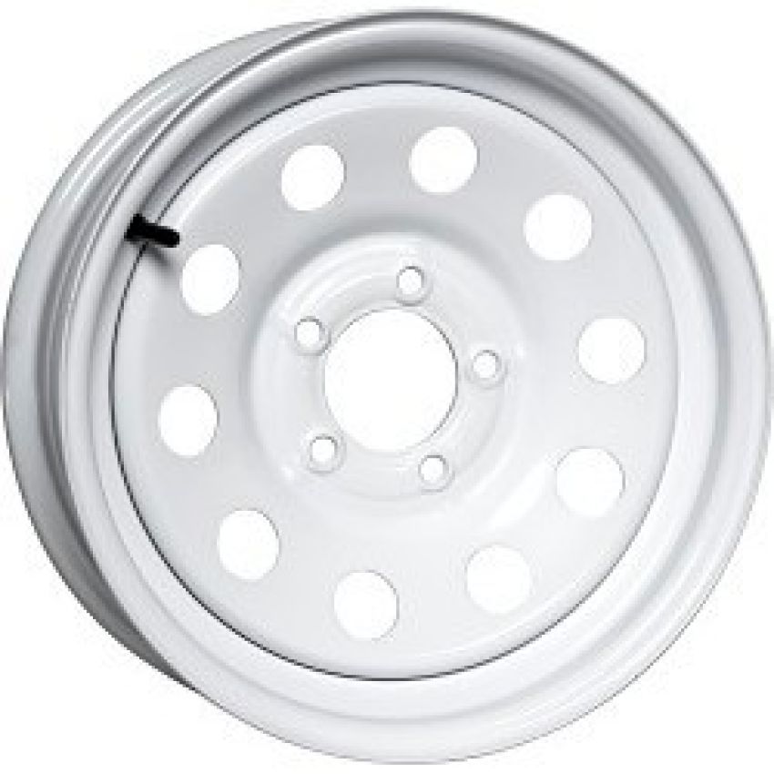 PACER 55W White Modular Trailer Wheel 15X5 5X5.00 81.03 +00