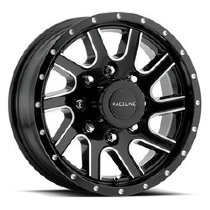 RACELINE 820M Twisted Trailer Wheel 16X6 8X6.50 4.9 +00