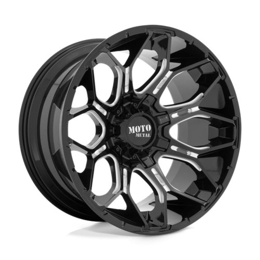 MOTO METAL MO808 20X9 5X5.0/5.5 G-BLK MILL 00MM