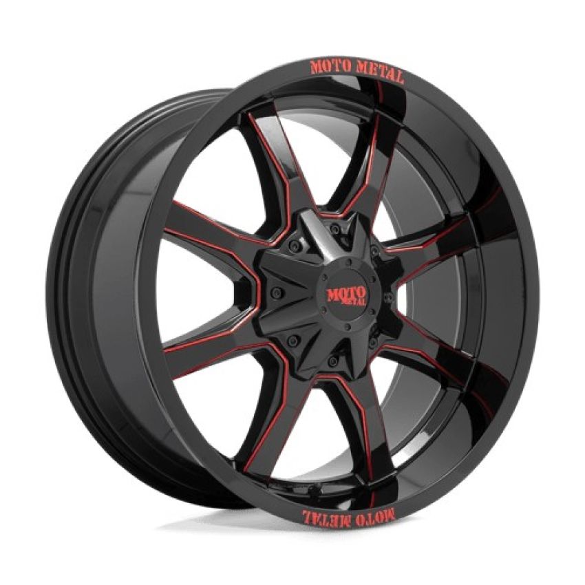 MOTO METAL MO970 20X10 8X170 G-BLK MILL RTCC -18MM