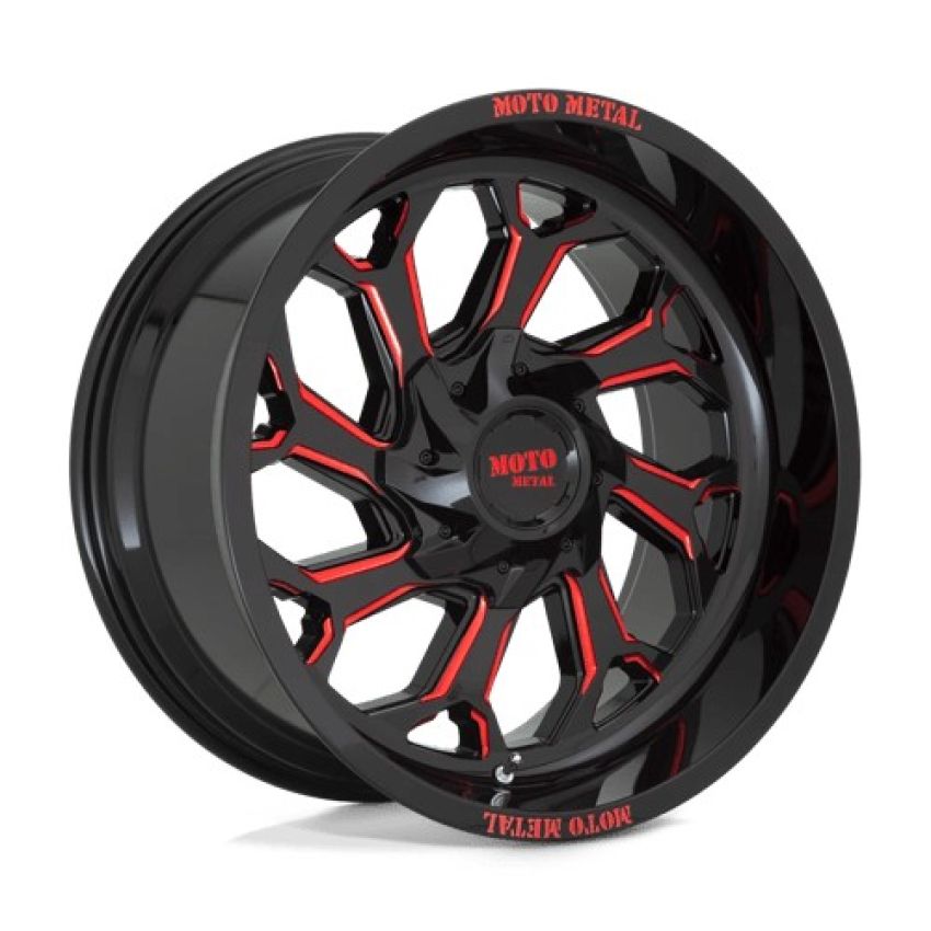 MOTO METAL MO999 20X10 6X135/5.5 GBLK MILL RTCC -18