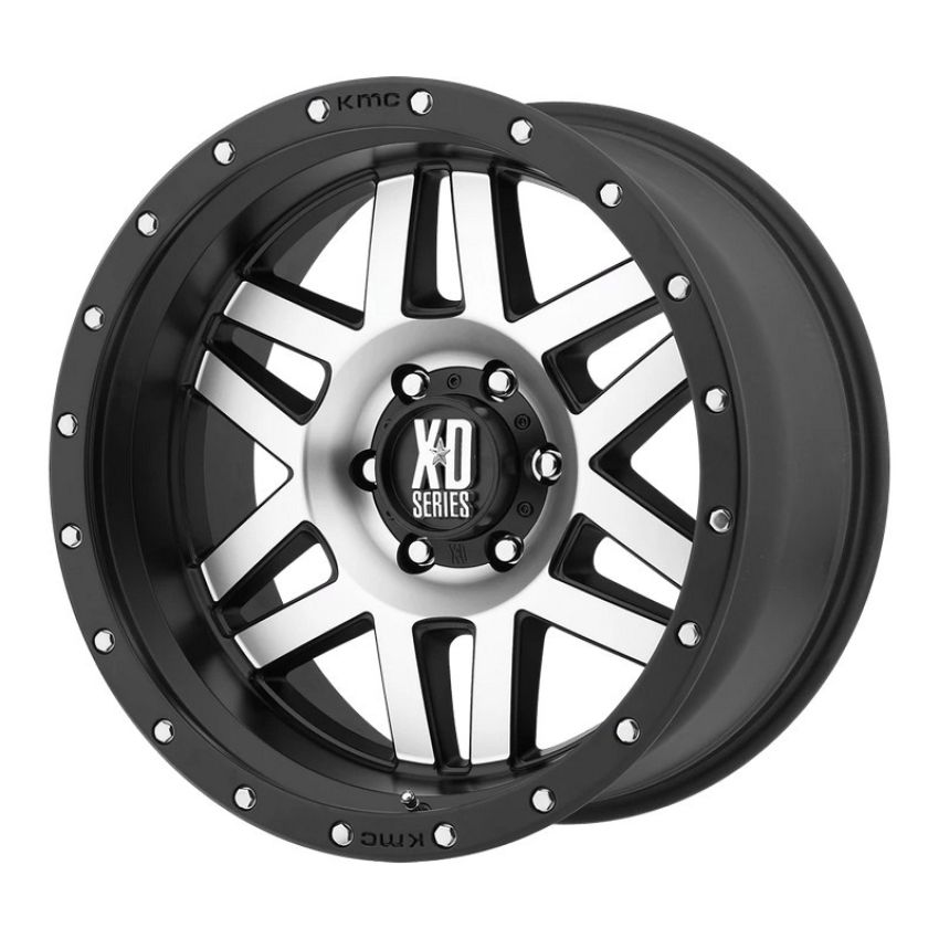 XD128 18X9 5X5.0 S-BLK GLD CLR 18MM