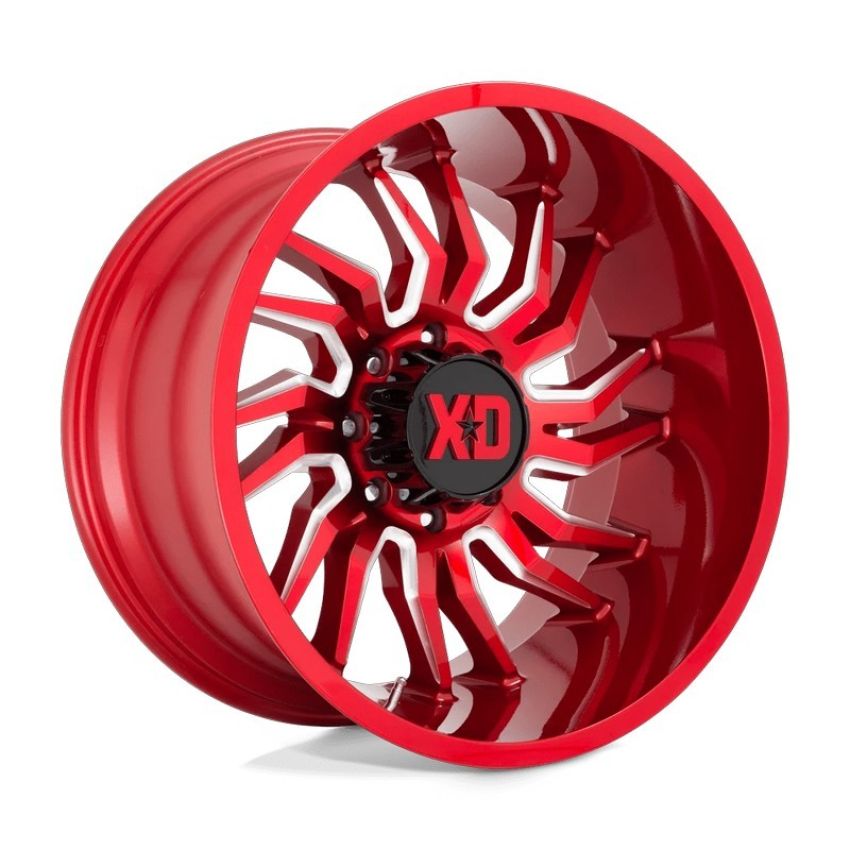 XD858 22X10 6X135 CANDY RED MILLED -18MM
