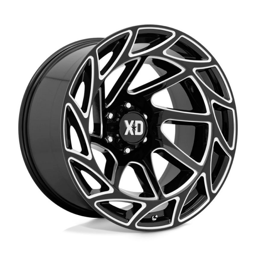 XD860 22X12 6X5.5 G-BLK MILL -44MM