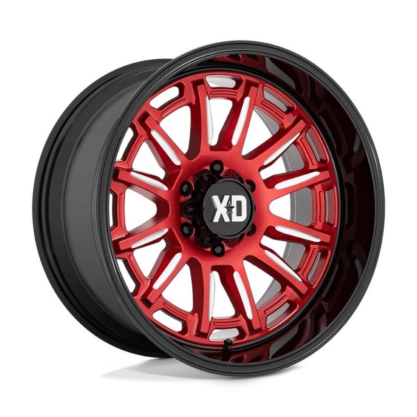 XD865 20X9 6X5.5 RED-MILL BLK-LP 18MM