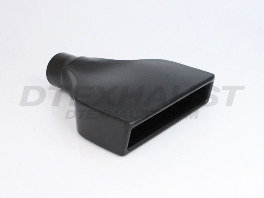 Different Trend Black Powder Coated 1 Piece Camaro Tip DT-27027SBK