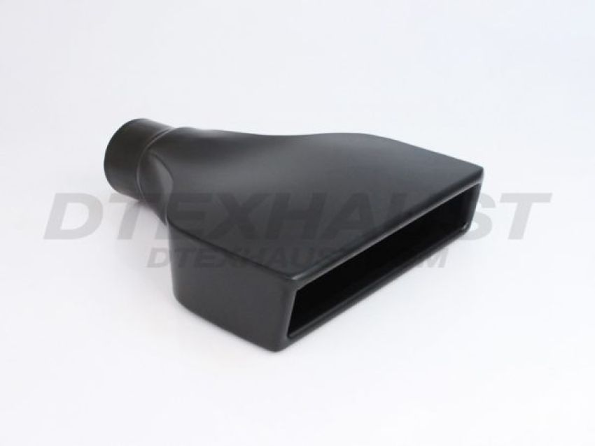 Different Trend Black Powder Coated 1 Piece Camaro Tip DT-25027SBK