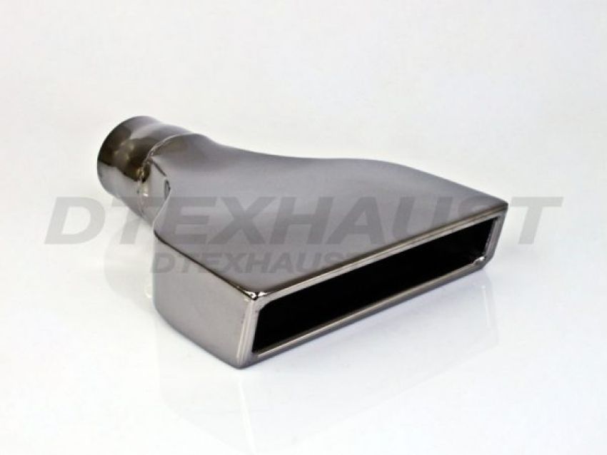 Different Trend Black Chrome 1 Piece Slanted Camaro Tip DT-027SBM