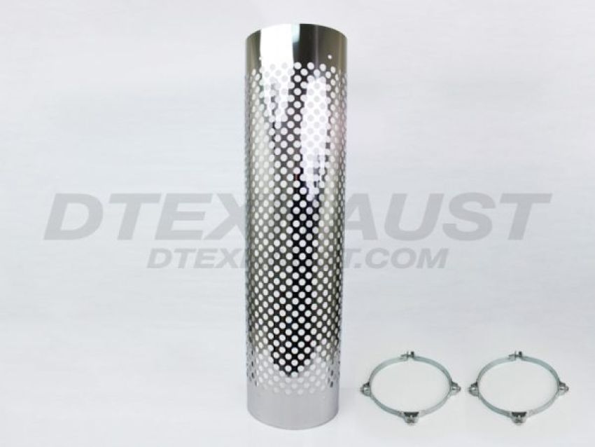 Different Trend Big Rig Heat Shields 180 Degree Heat Shield With Circle Design DT-1048180