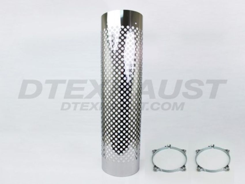 Different Trend Big Rig Heat Shields 270 Degree Heat Shield With Circle Design DT-1048270