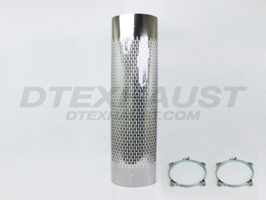 Different Trend Big Rig Heat Shields 270 Degree Heat Shield With Vertical Slot Design DT-1048271