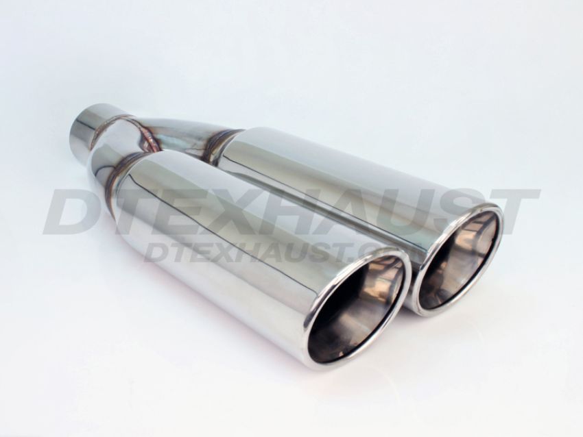Different Trend Hi-Polished Tips 4″ Dual Double Wall DT-30038DL