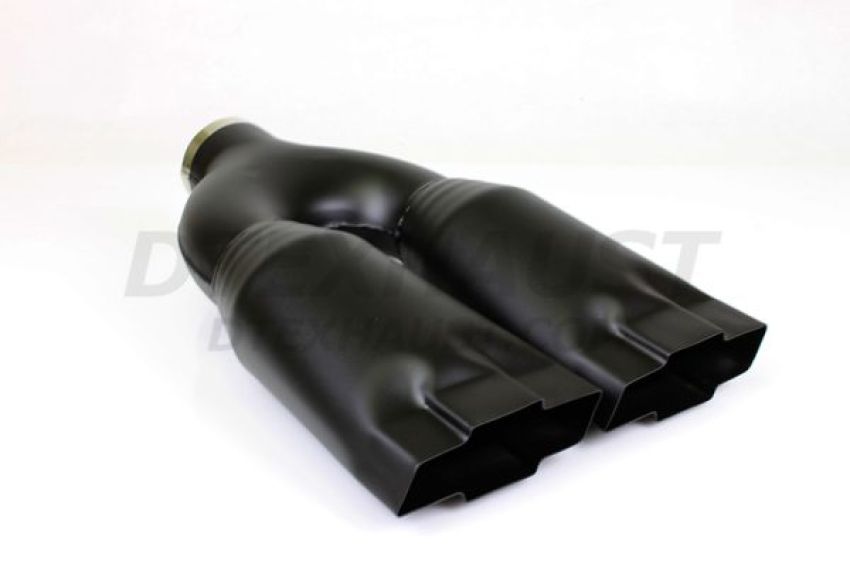 Different Trend Black Powder Coated Dual Bow-tie DT-25055BBK