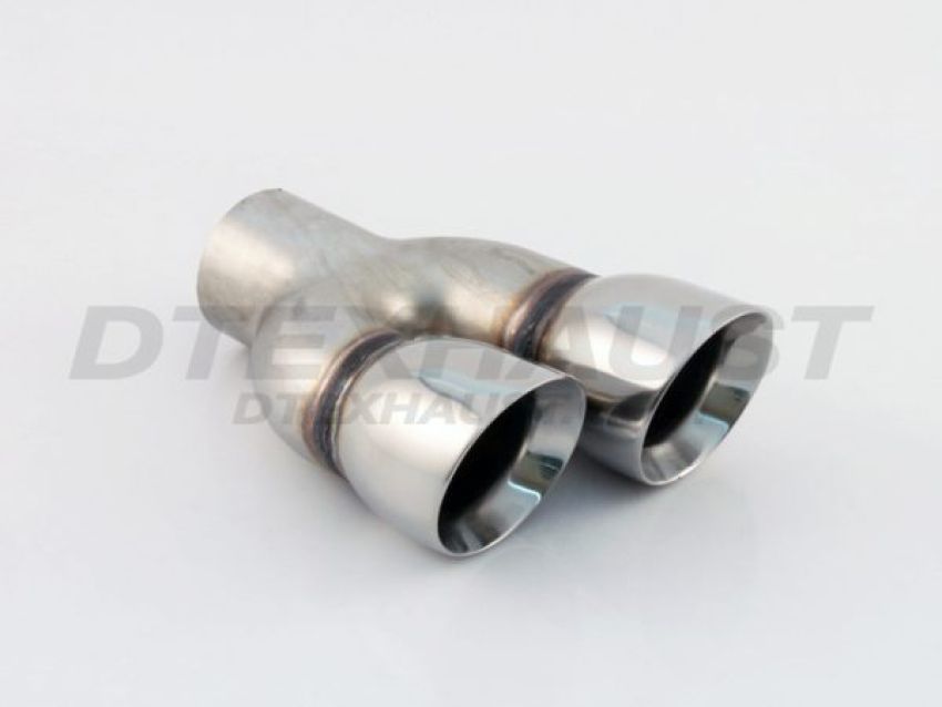 Different Trend Hi-Polished Tips Dual 3″ Double Wall Ford Flex Driver Side DT-24096L
