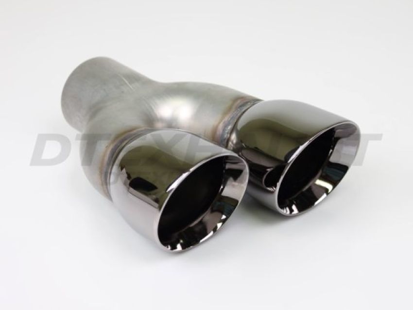 Different Trend Black Chrome Dual 3″ Double Wall Ford Flex Driver Side DT-25096LBM