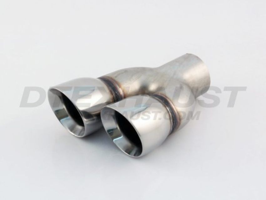 Different Trend Hi-Polished Tips Dual 3″ Double Wall Ford Flex Passenger Side DT-24096R