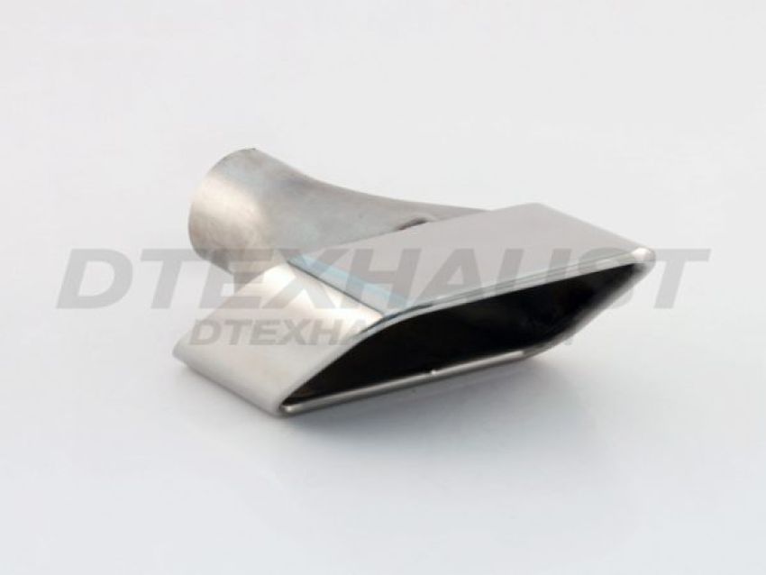 Different Trend Hi-Polished Tips Driver Side Rectangular Double Wall Tip DT-24097L