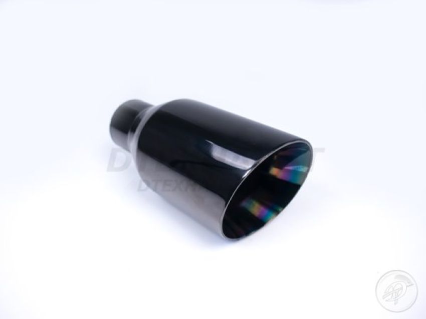 Different Trend Black Chrome Look 4″ * 8.50″ Angle Double-wall DT-24113CBL