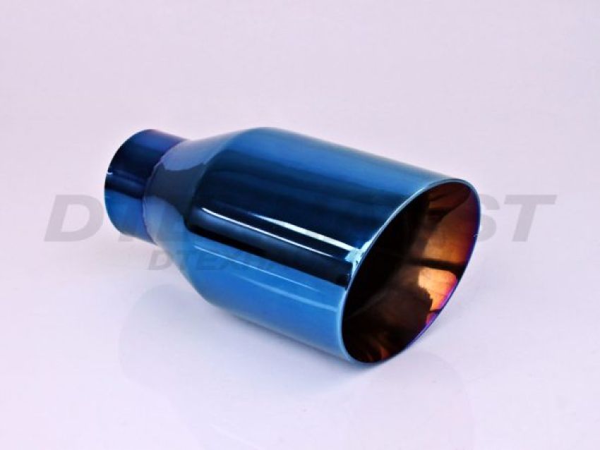 Different Trend Blue Color Burned 4″ Double Wall Angle Cut DT-24113CU