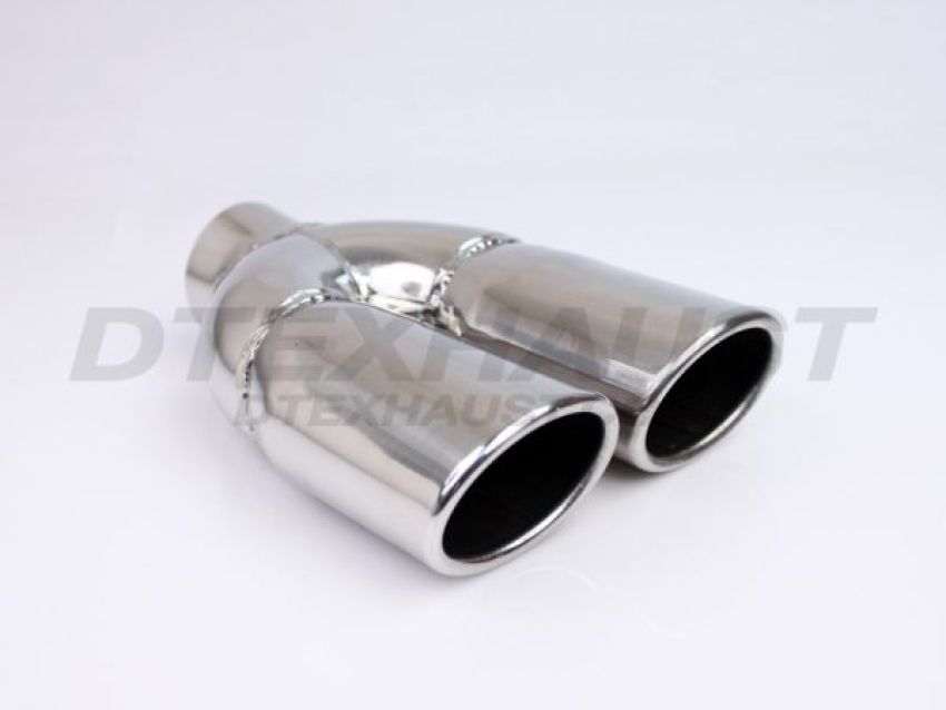 Different Trend Hi-Polished Tips Dual Oval Rolled Slant DT-24122