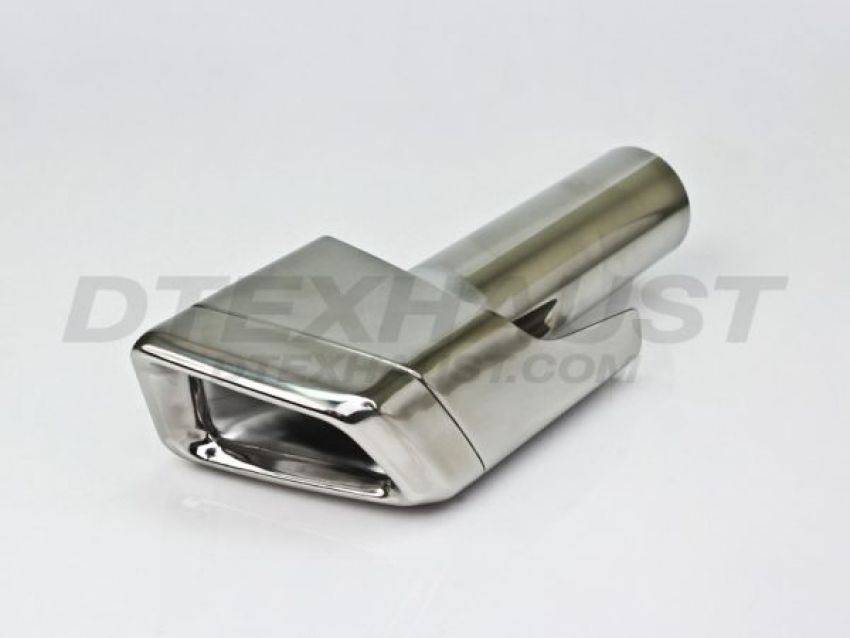 Different Trend Hi-Polished Tips Double Wall Square Tip Passenger Side DT-24138RSP