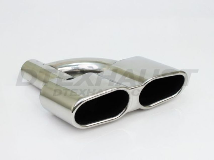 Different Trend Hi-Polished Tips Dual Amg Style Exhaust Tip Driver Side DT-24150L