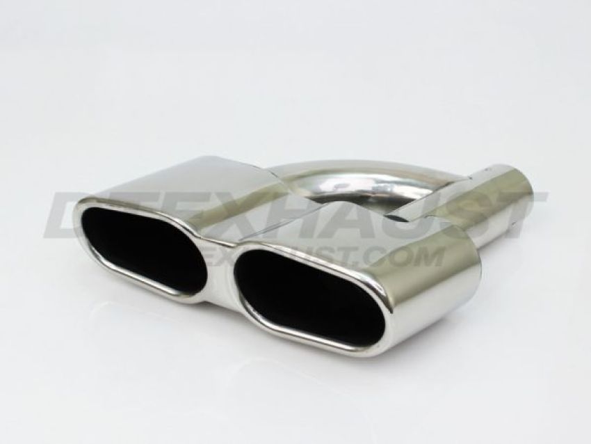 Different Trend Hi-Polished Tips Dual Amg Style Exhaust Tip Passenger Side DT-24150R