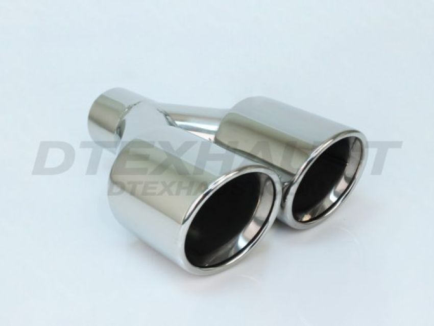 Different Trend Hi-Polished Tips Dual 3.5″ Double Wall Rolled DT-24156